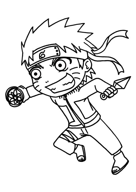 Coloriage Naruto : 20 superbes images à imprimer